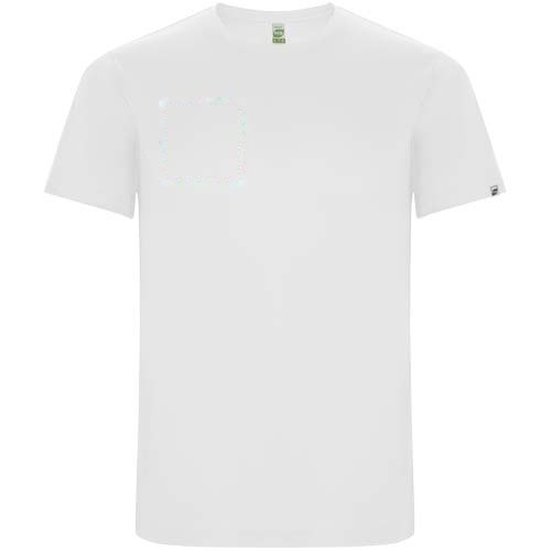 Imola 135 g/m² sportshirt met korte mouwen voor heren — drukvlak rechter borst