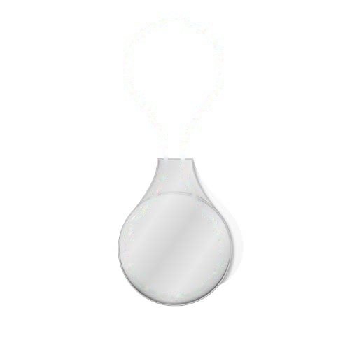 RFX™ M-10 kleine ronde reflecterende TPU magneet — drukvlak voorkant (op reflecterende laag)