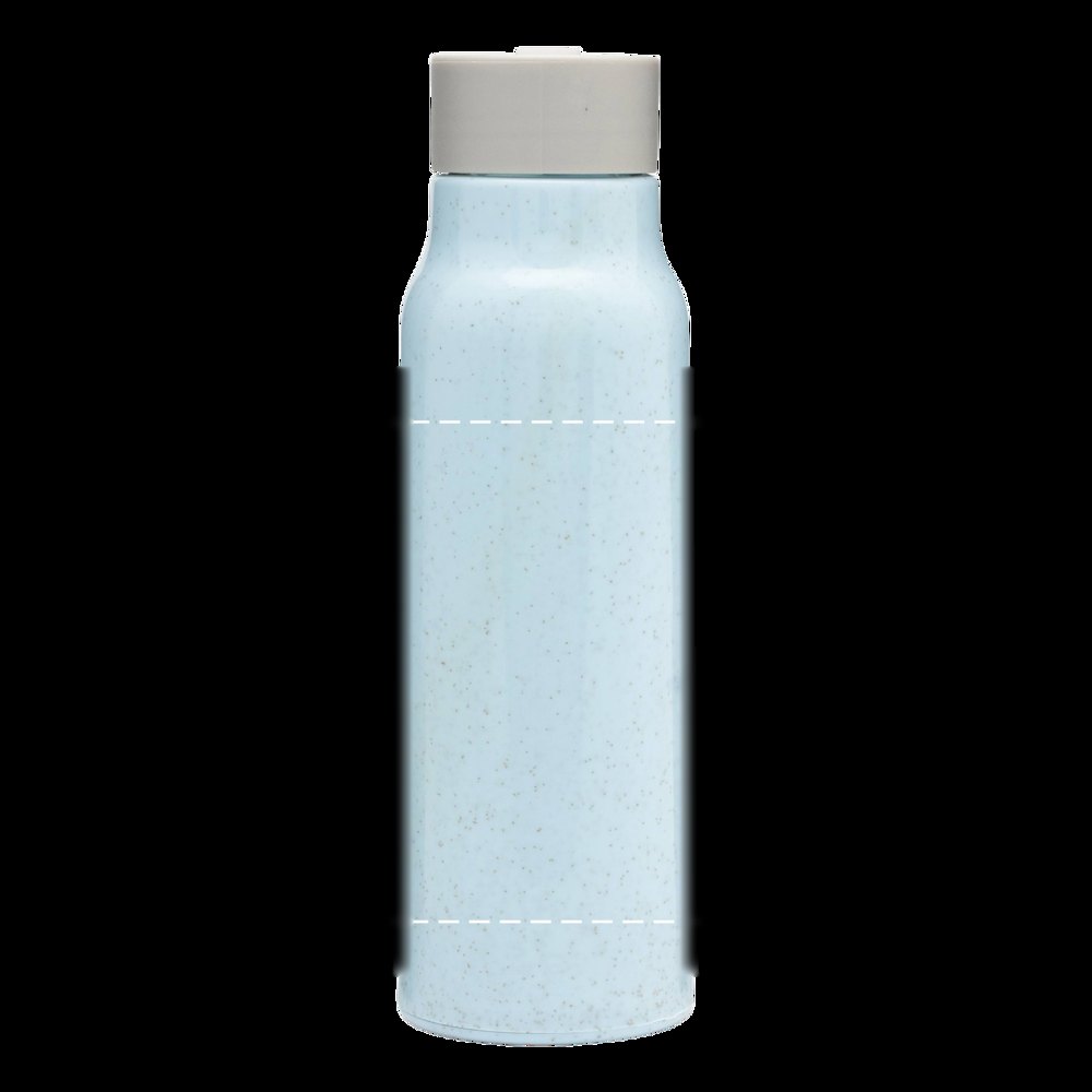 ECO DRINK - Glazen drinkfles — drukvlak gecentreerd op de fles