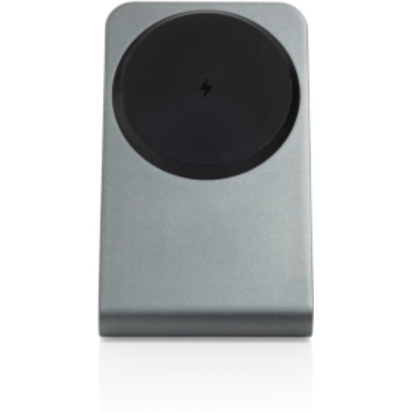 Terra aluminium magnetische draadloze 15W telefoonhouder — drukvlak artikel voorzijde onder