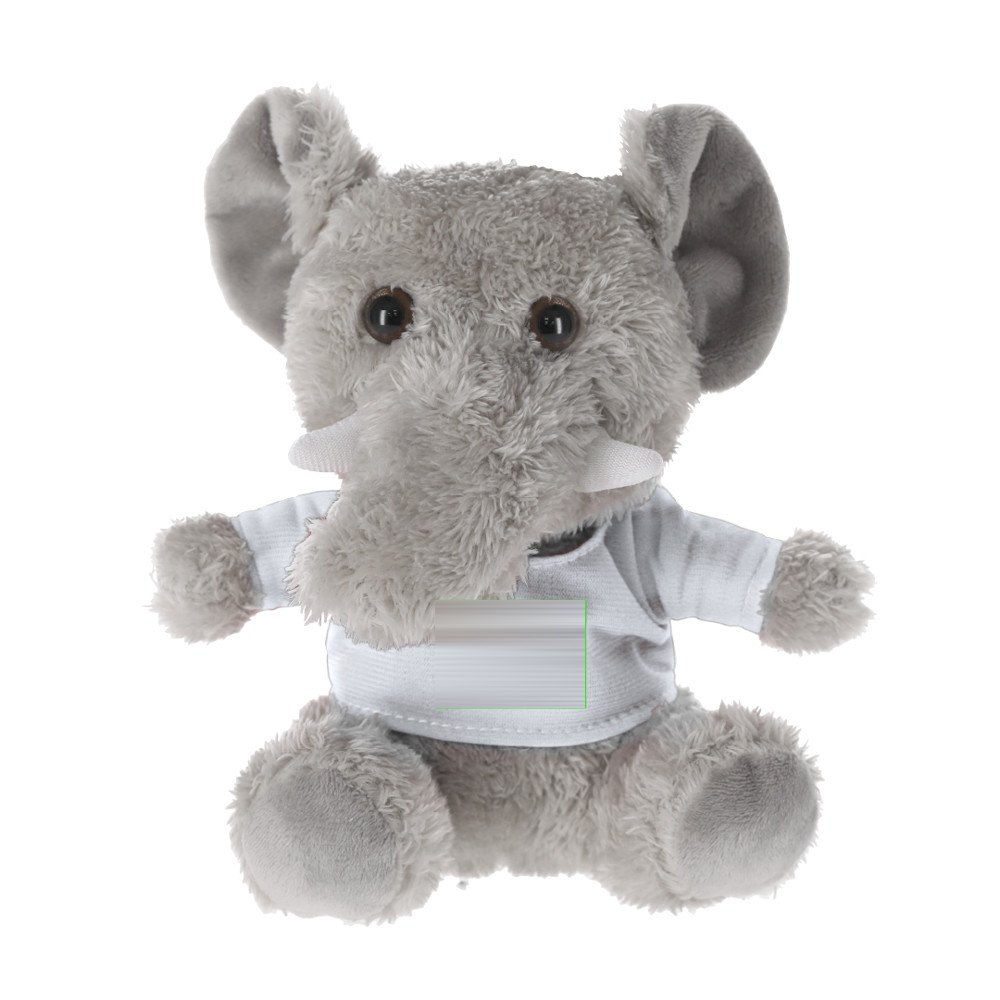 Teddybeer Brekalo — drukvlak op het shirt