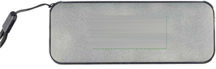 BrandCharger Nano Pro draadloze speaker — drukvlak achterzijde