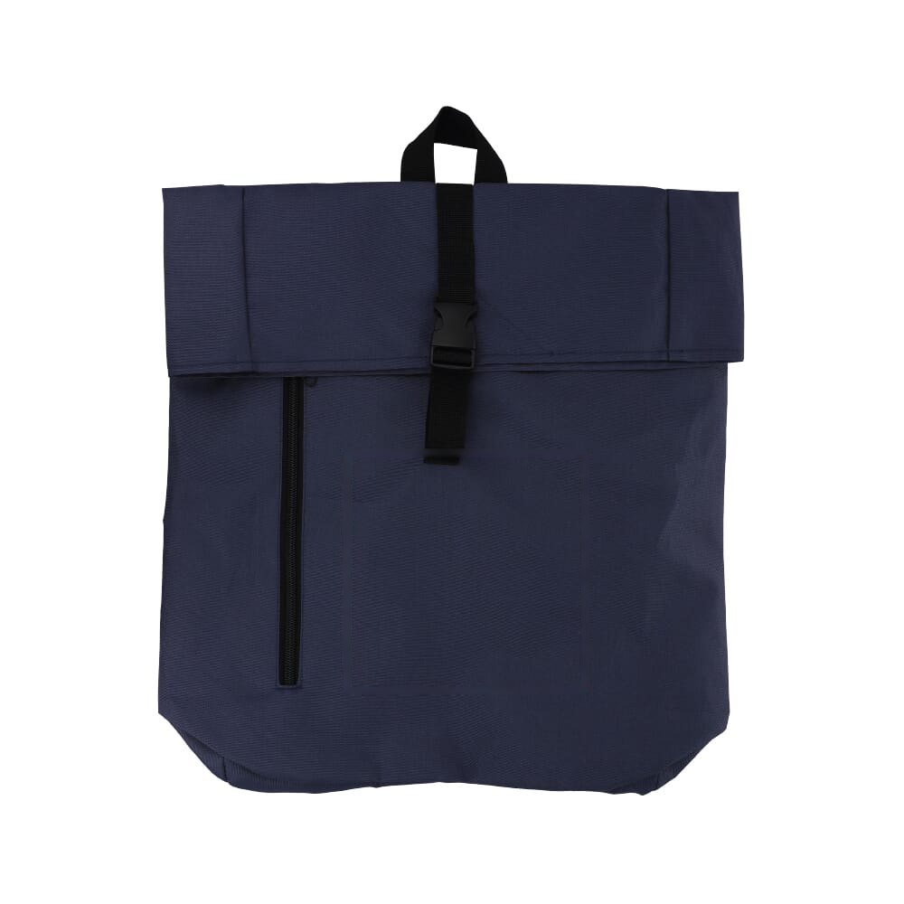 R-PET 600D Rolltop rugzak 20L — drukvlak voorzijde