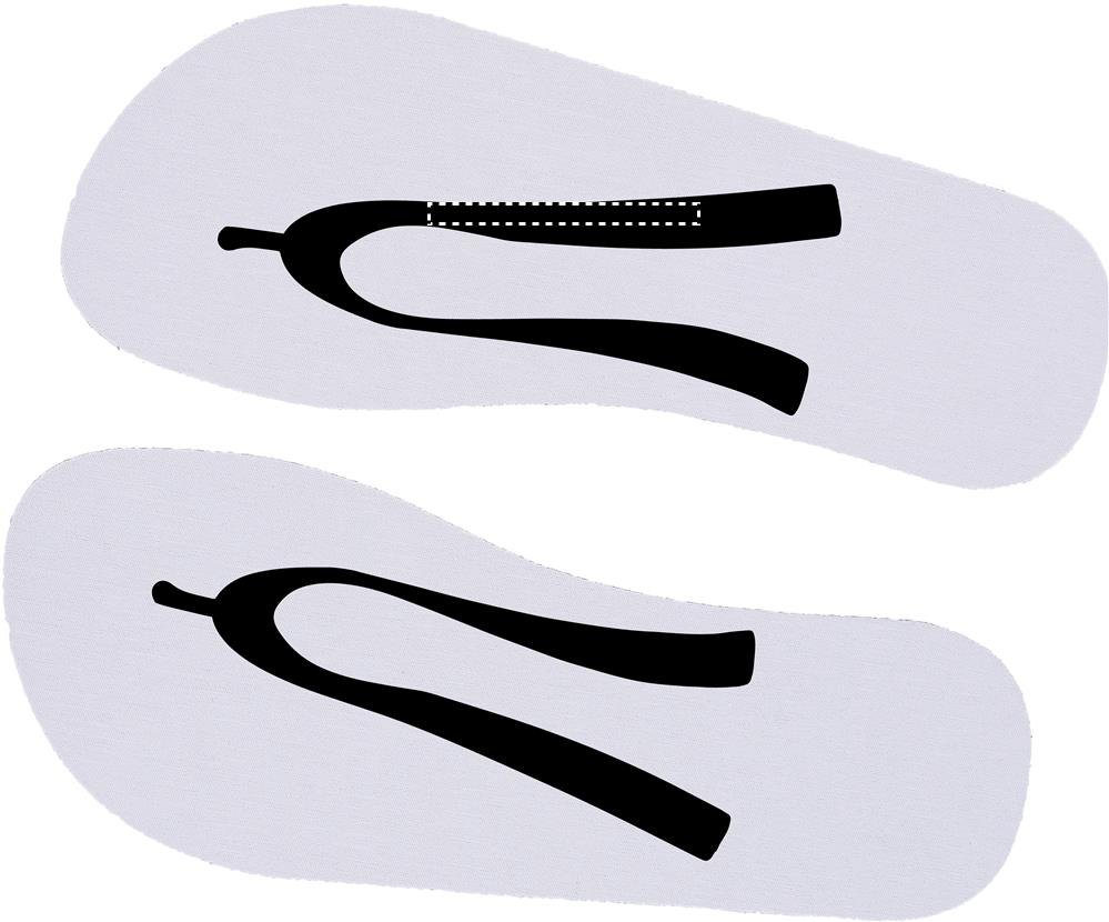 DO MEL - Sublimatie slippers 44-46 — drukvlak rechts