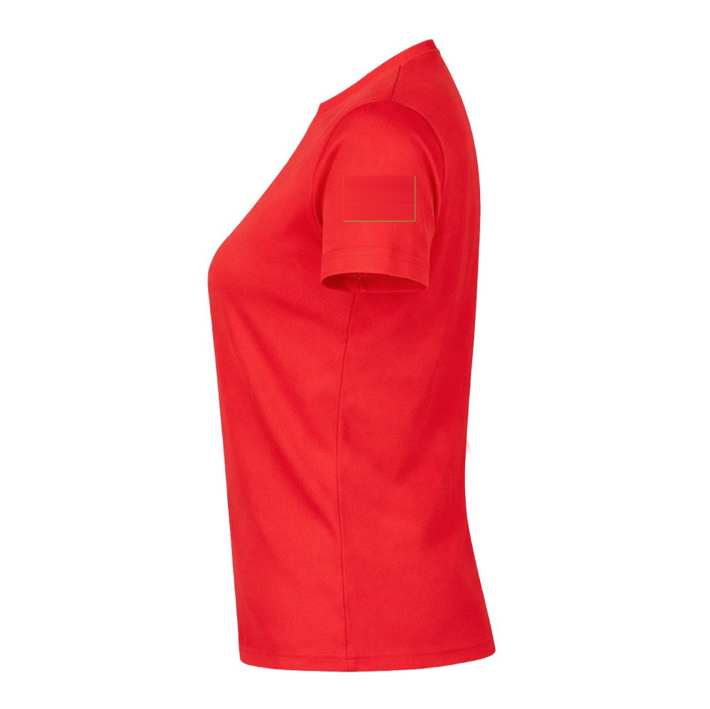 Dames T-Shirt Tecnic Plus — drukvlak linkermouw