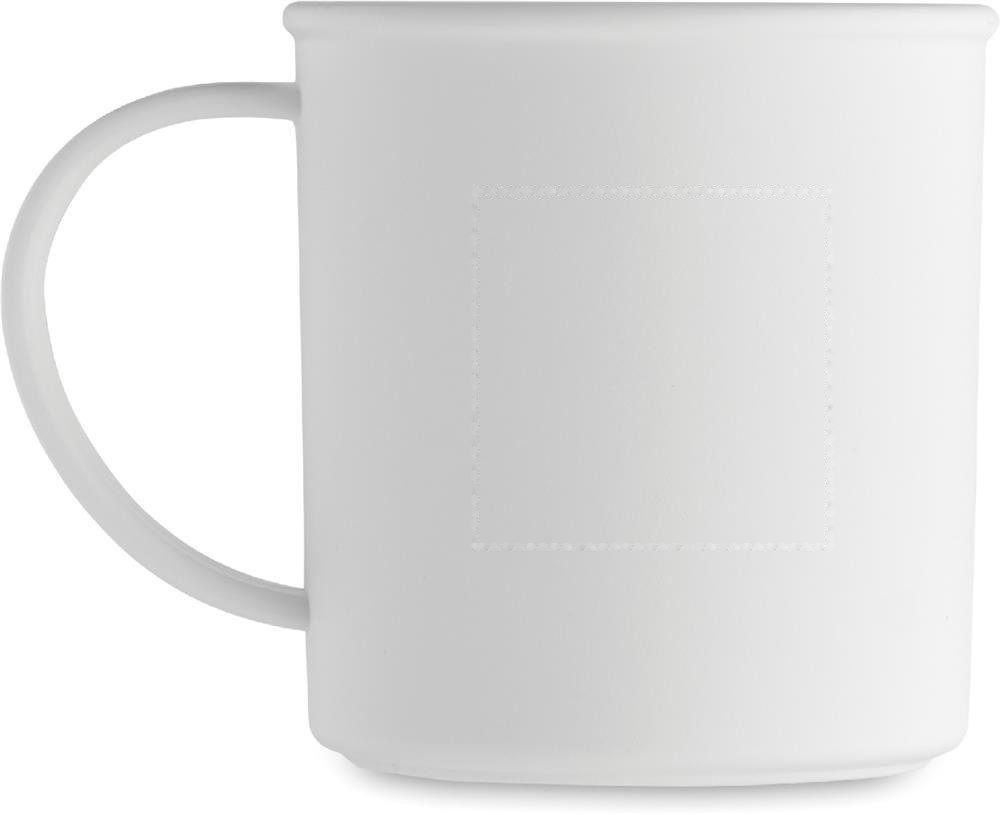 ALAS - Herbruikbare PP mok 300 ml — drukvlak linkshandig