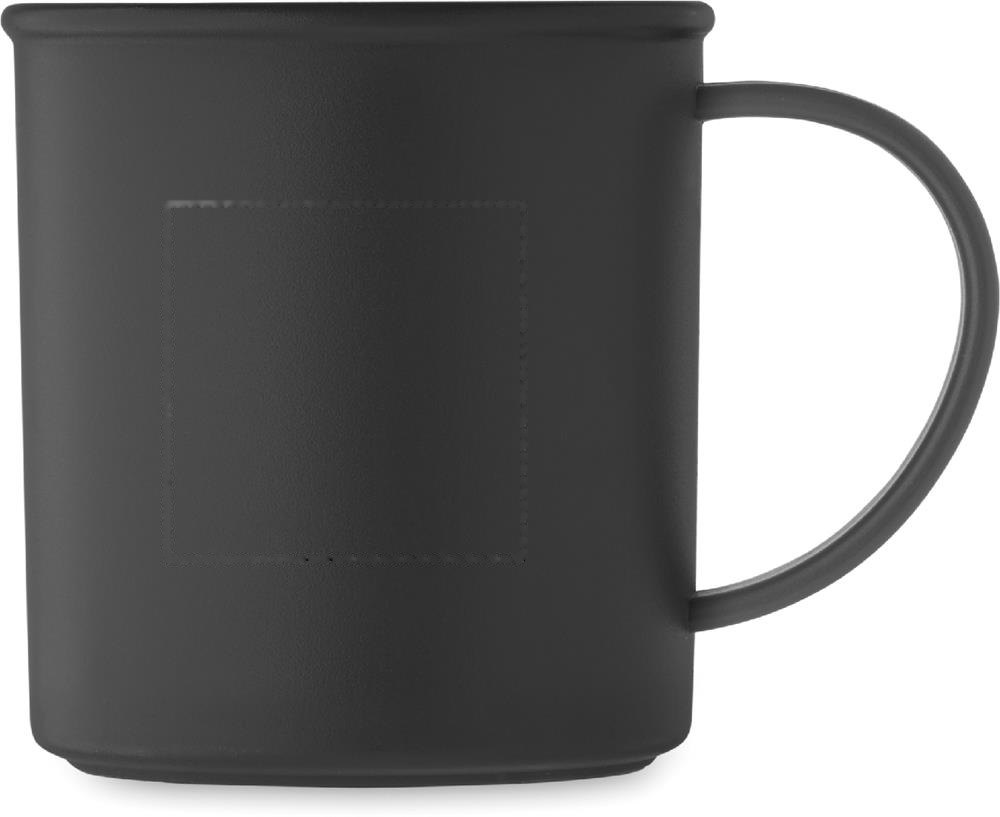 ALAS - Herbruikbare PP mok 300 ml — drukvlak rechtshandig