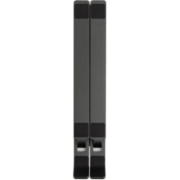 Terra RCS gerecycled aluminium laptop/tablet stand — drukvlak artikel zijkant rechts