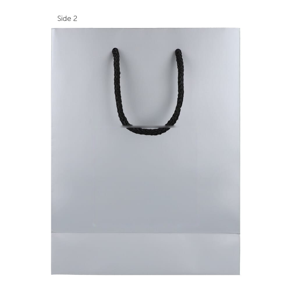 Papieren cadeautas 18 x 8 x 24cm 200g/m² — drukvlak op de achterzijde