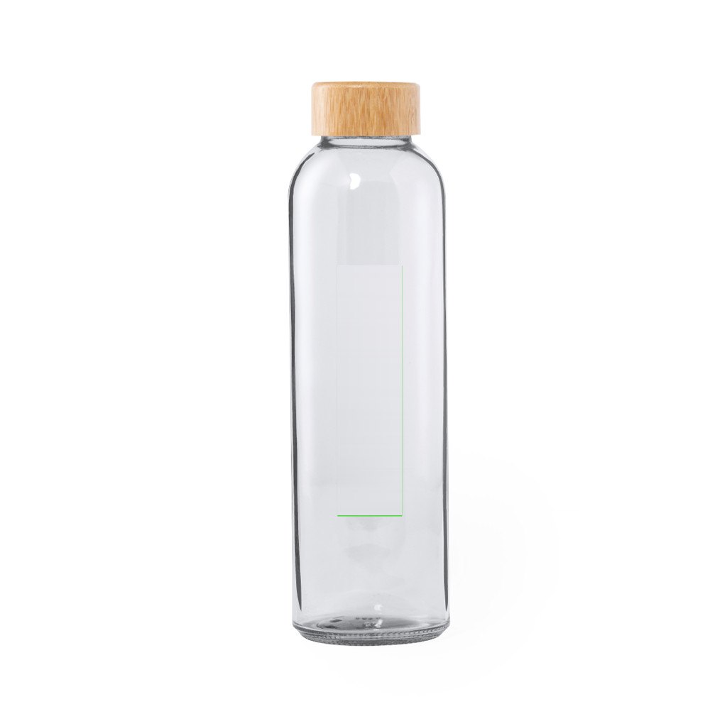 Fles Yonsol — drukvlak op de zijkant