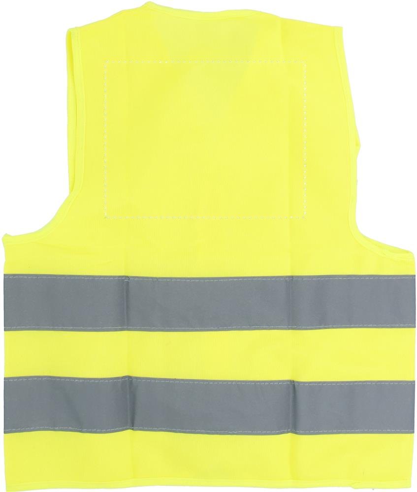 MINI VISIBLE - Kinder zichtbaarheidsvest — drukvlak achterzijde