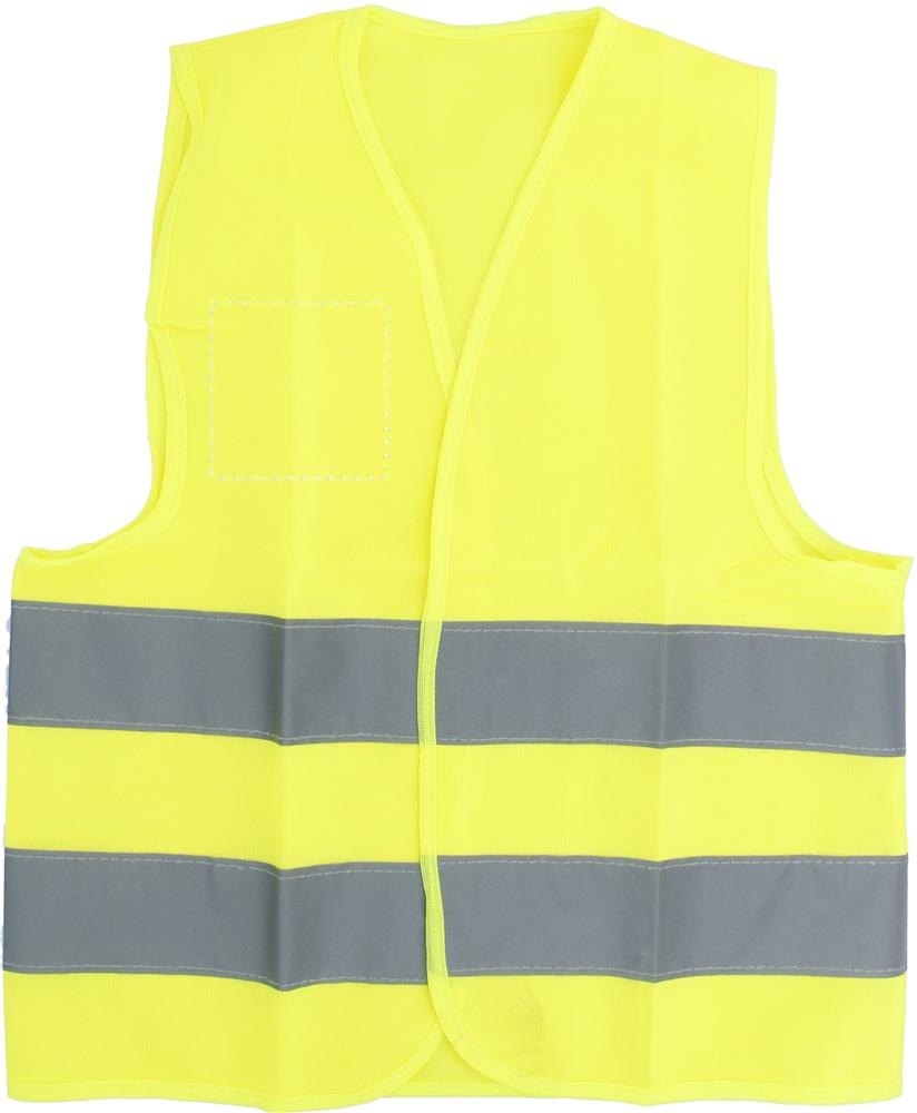 MINI VISIBLE - Kinder zichtbaarheidsvest — drukvlak rechts borst
