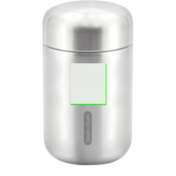 Black+Blum Voedsel container 400 ml — drukvlak artikel voorzijde