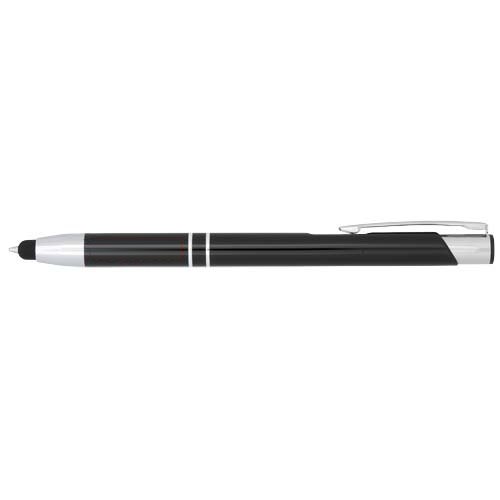 Moneta geanodiseerde aluminium stylus balpen (blauwe inkt) — drukvlak romp
