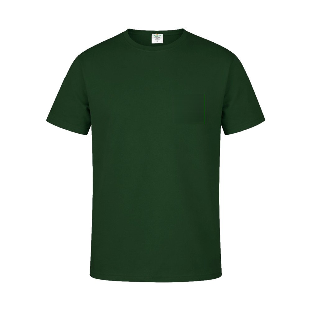 Volwassene Kleuren T-Shirt "keya" MC150 — drukvlak linkerborst