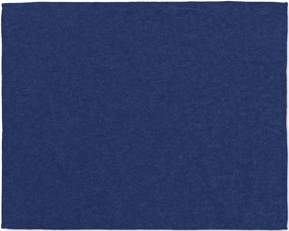 LOGAN - RPET fleecedeken 280gr/m² — drukvlak blanket