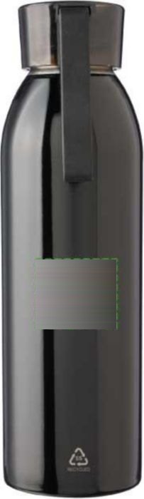 Drinkfles Cindy | Gerecycled | 650 ml — drukvlak achterzijde