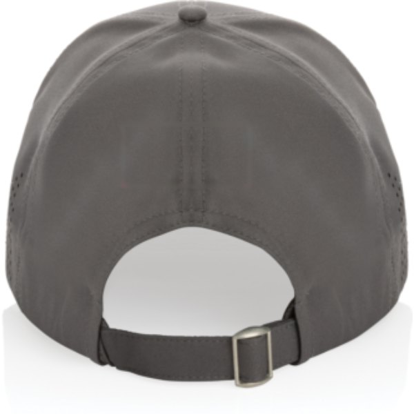 Impact AWARE™ 6 panel rpet sportcap — drukvlak artikel achterzijde