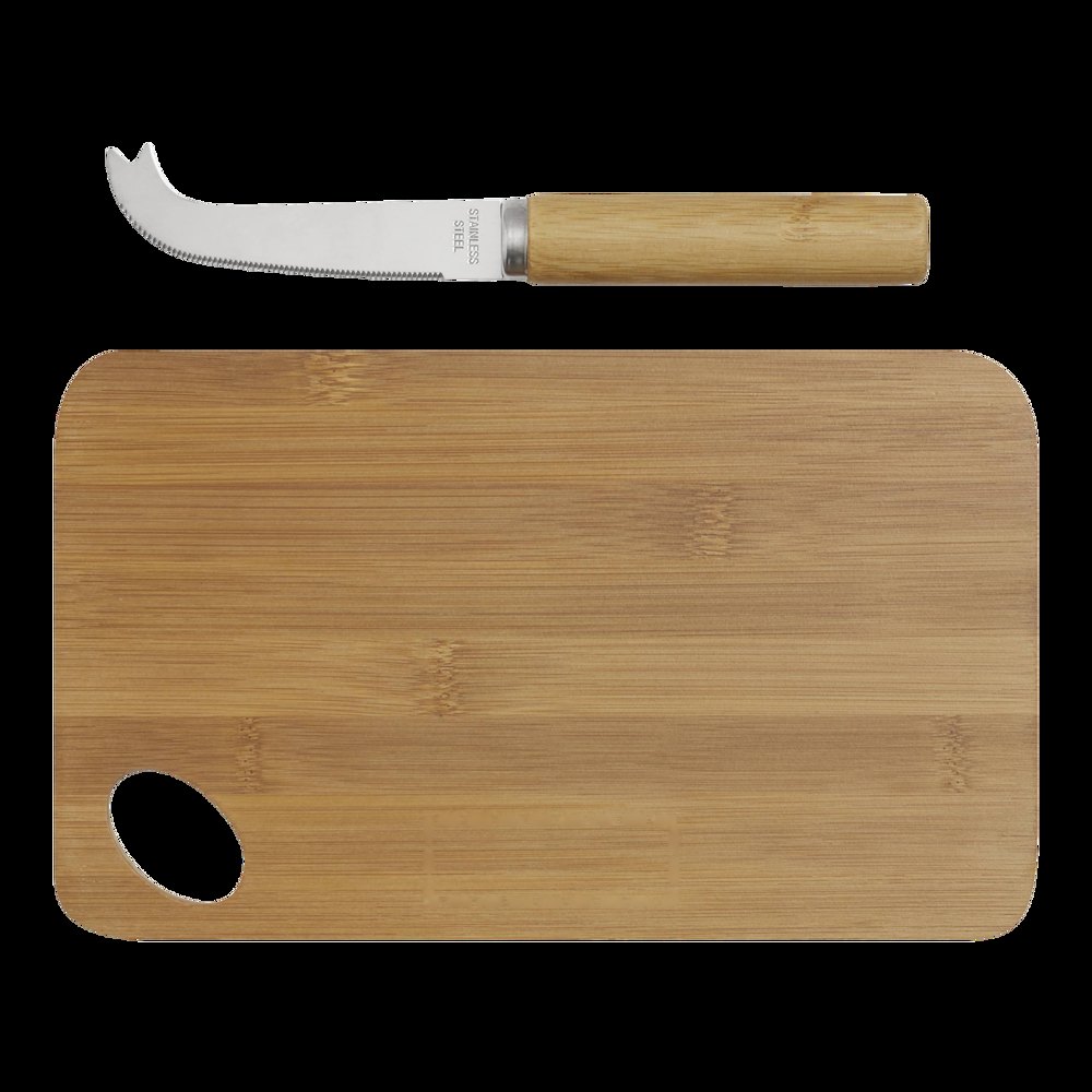 BAMBOO CHEESY - Kaasset — drukvlak op de plank