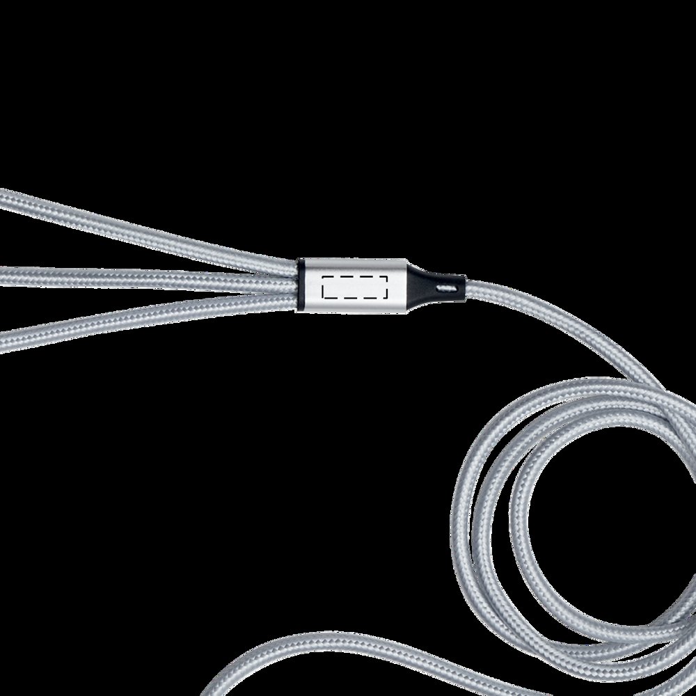 CHARGE DISTANCE - Oplaadkabel — drukvlak gecentreerd op het metalen plaatje