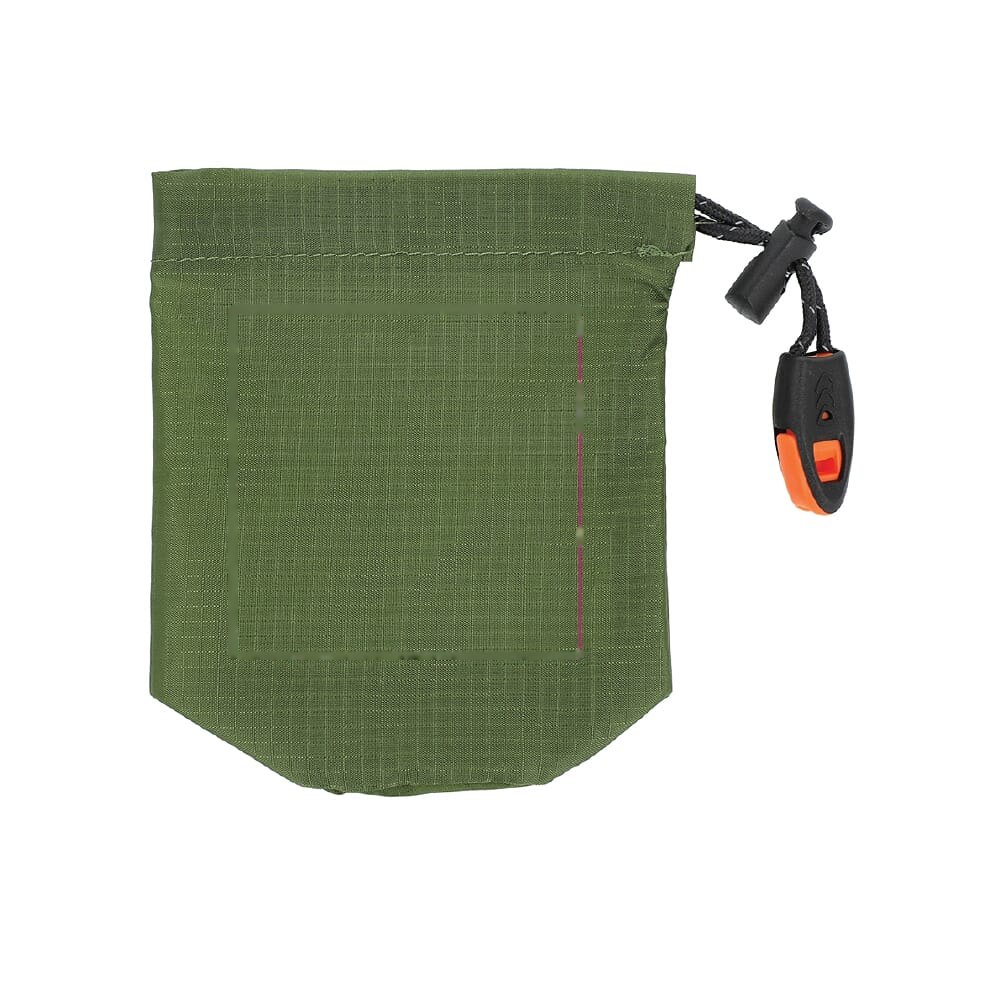 Outdoor Survival 2-in-1 thermische poncho — drukvlak tasje op de etui