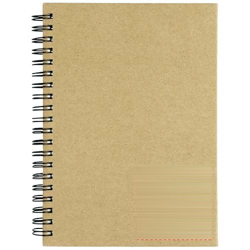 Mendel gerecycled notitieboek — drukvlak rechts onder