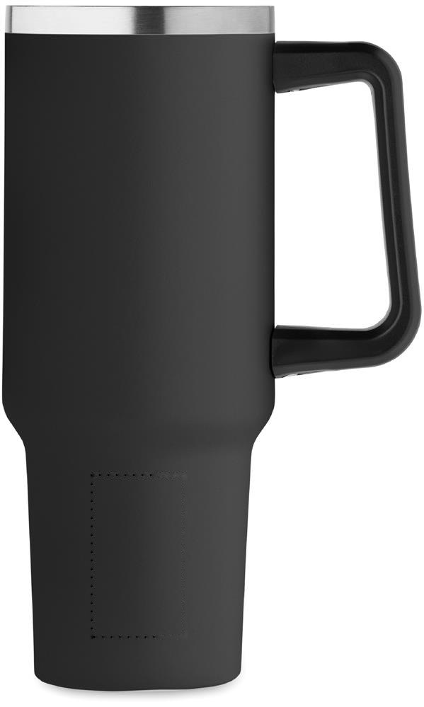 SUMA - Dubbelwandige beker 1200ml — drukvlak rechtshandig onder