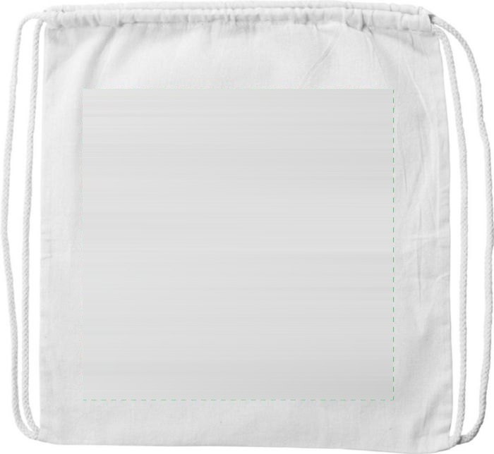 Rugzak Dominique | Trekkoord | 10,5 l — drukvlak achterzijde