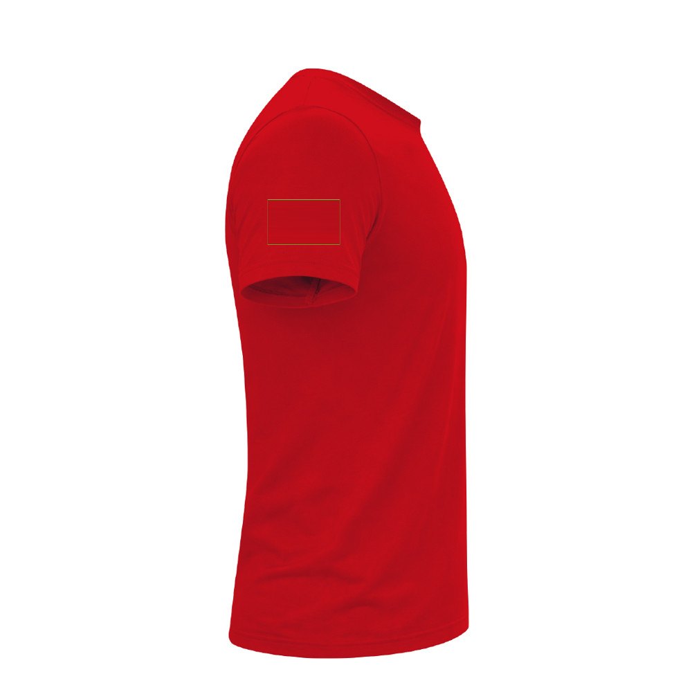 Kleuren T-Shirt Volwassene Perkins — drukvlak rechtermouw