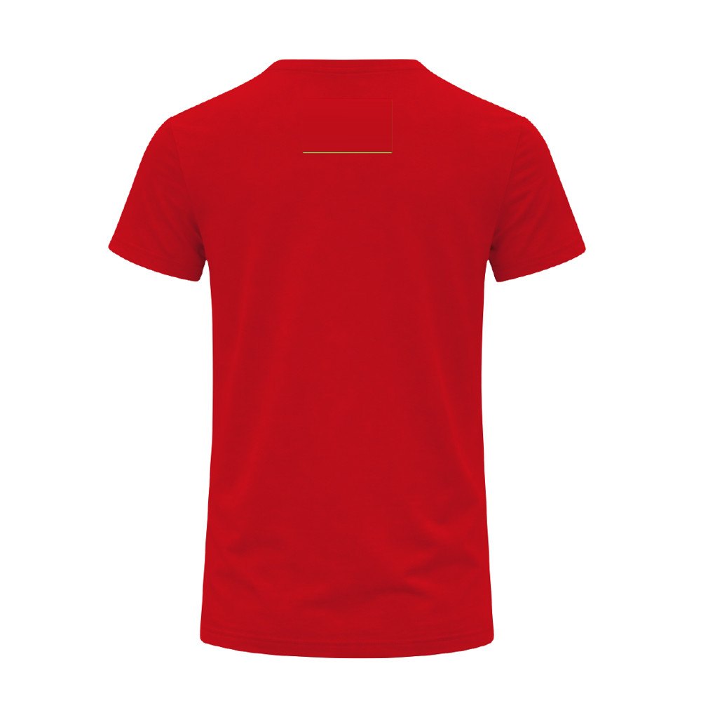 Kleuren T-Shirt Volwassene Perkins — drukvlak bovenrug