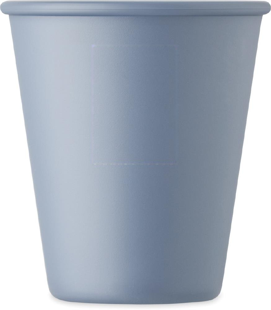 CUPFUL - Enkelwandige PLA beker — drukvlak voorzijde