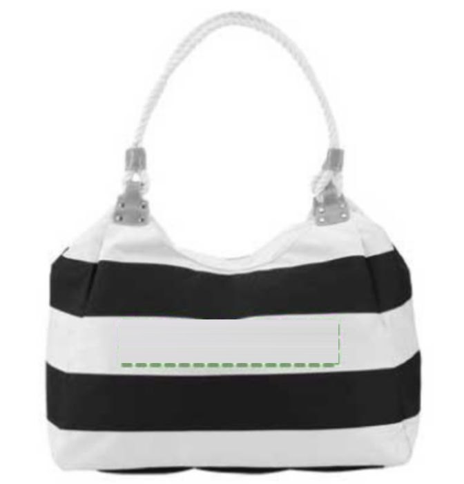 Strandtas Christopher | Polyester 300D | 20 l — drukvlak voorzijde