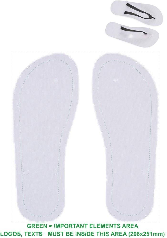 DO MEL - Sublimatie slippers 38-41 — drukvlak slippers