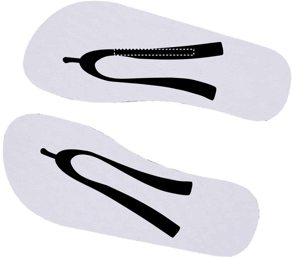DO MEL - Sublimatie slippers 38-41 — drukvlak rechts