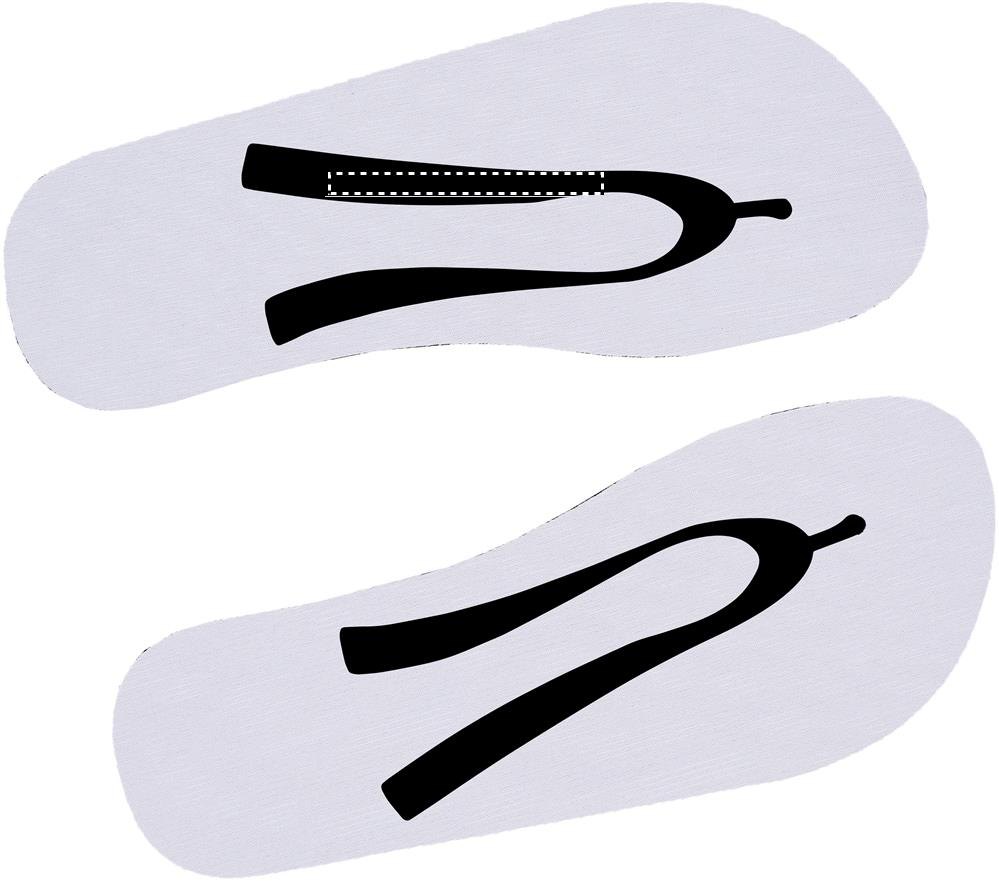 DO MEL - Sublimatie slippers 38-41 — drukvlak links