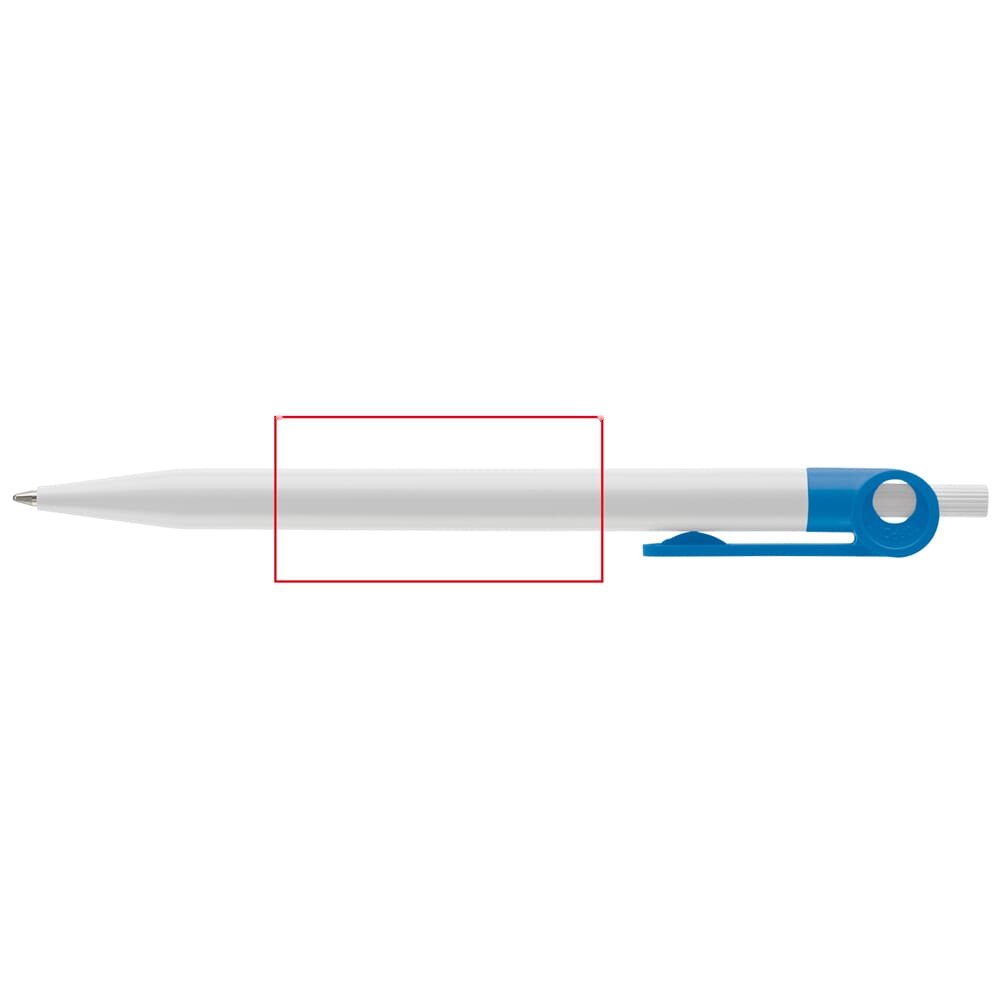 Balpen Futurepoint hardcolour — drukvlak 270 graden van de clip