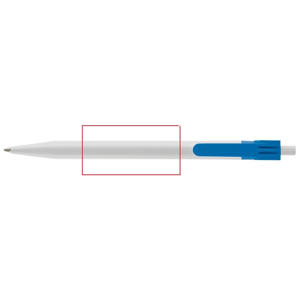 Balpen Futurepoint hardcolour — drukvlak verlengde van de clip