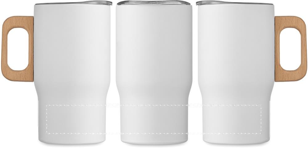 TUMBOO - Dubbelwandige beker 350ml — drukvlak 360 onder