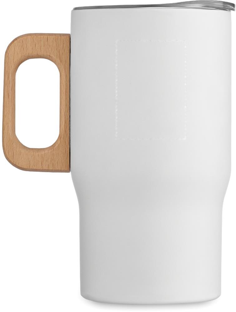 TUMBOO - Dubbelwandige beker 350ml — drukvlak linkshandig