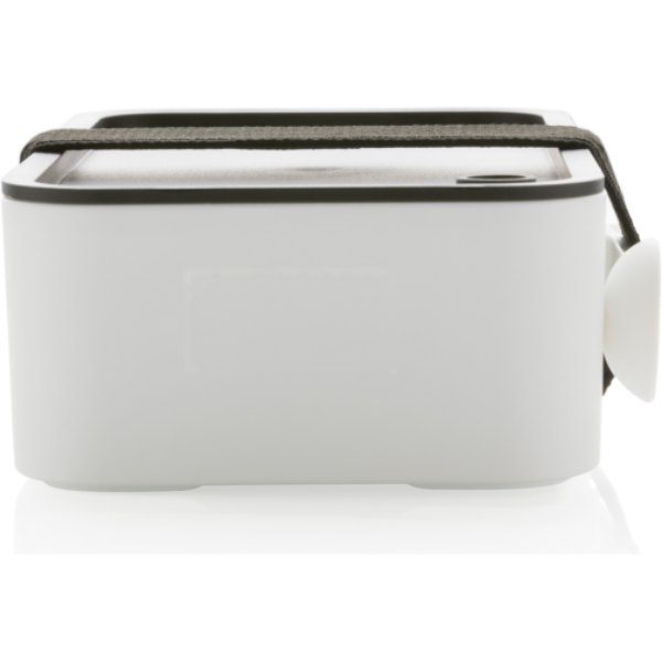 PP lunchbox met spork — drukvlak artikel zijkant rechts