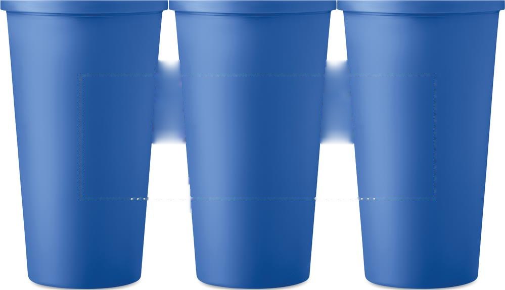 TUESDAY - Dubbelwandige drinkbeker 450 ml — drukvlak drukvlak 1