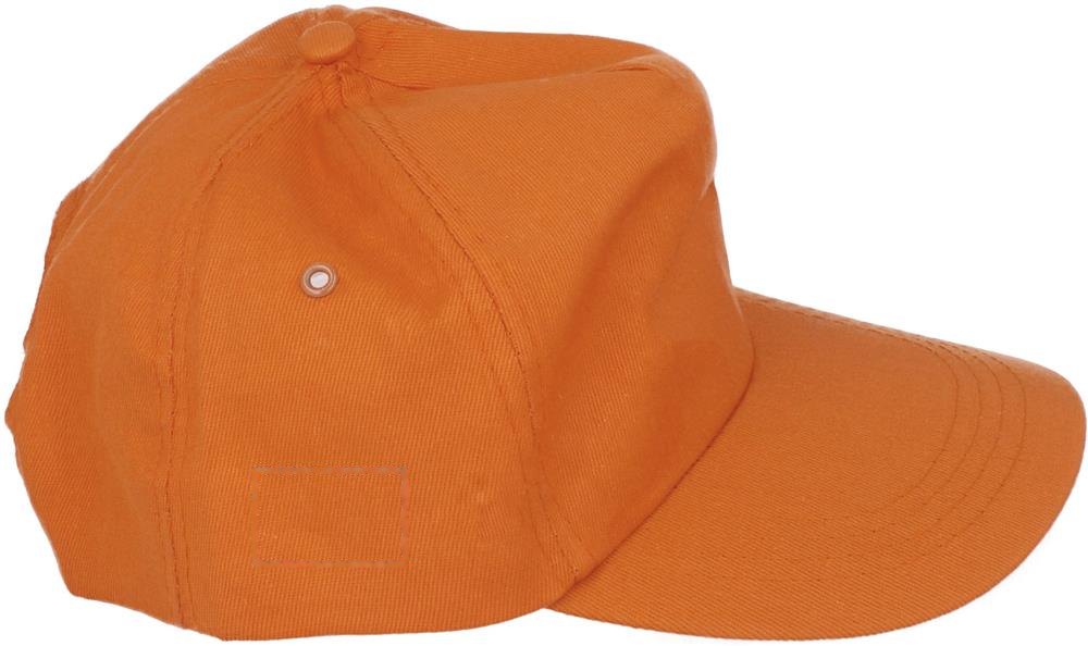 GLOP CAP - Baseball cap met sluiting — drukvlak rechts zijde