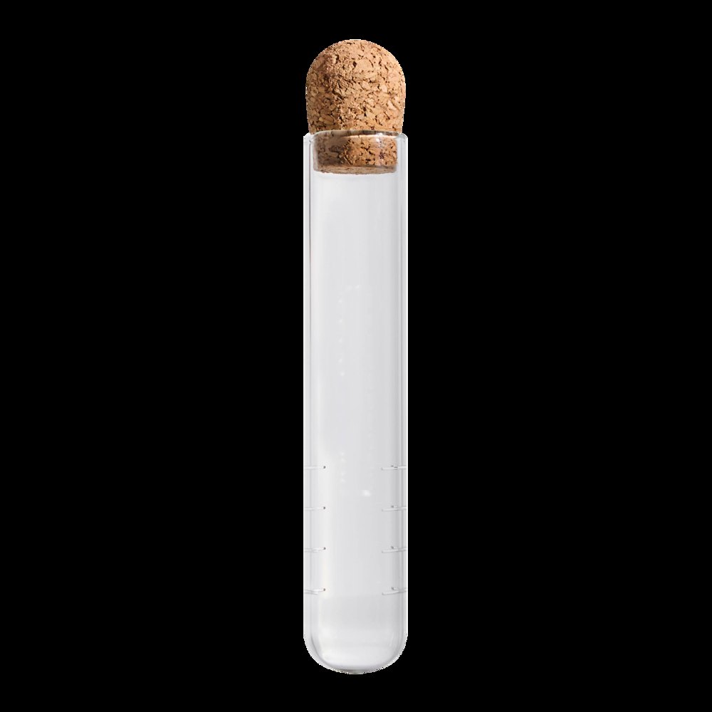 WHOLE FLAVOUR - Glazen-theetube — drukvlak gecentreerd op het glazen gedeelte