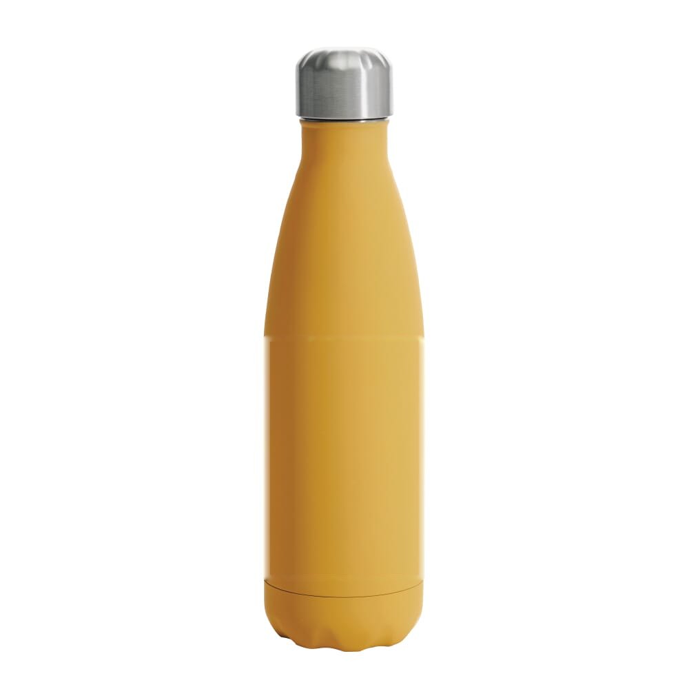 Sagaform Nils stalen fles Rubber 500ml — drukvlak achterzijde