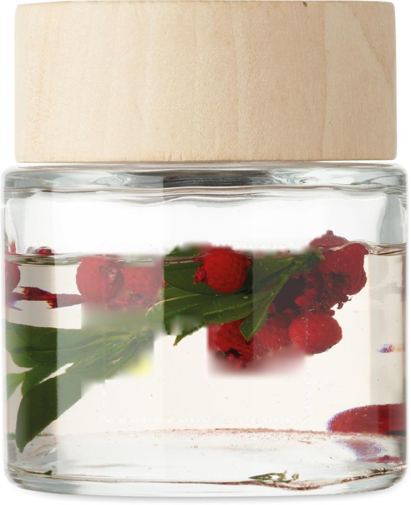 MAGNOLIA - Vanille aroma geurstokjes — drukvlak voorkant op het glas