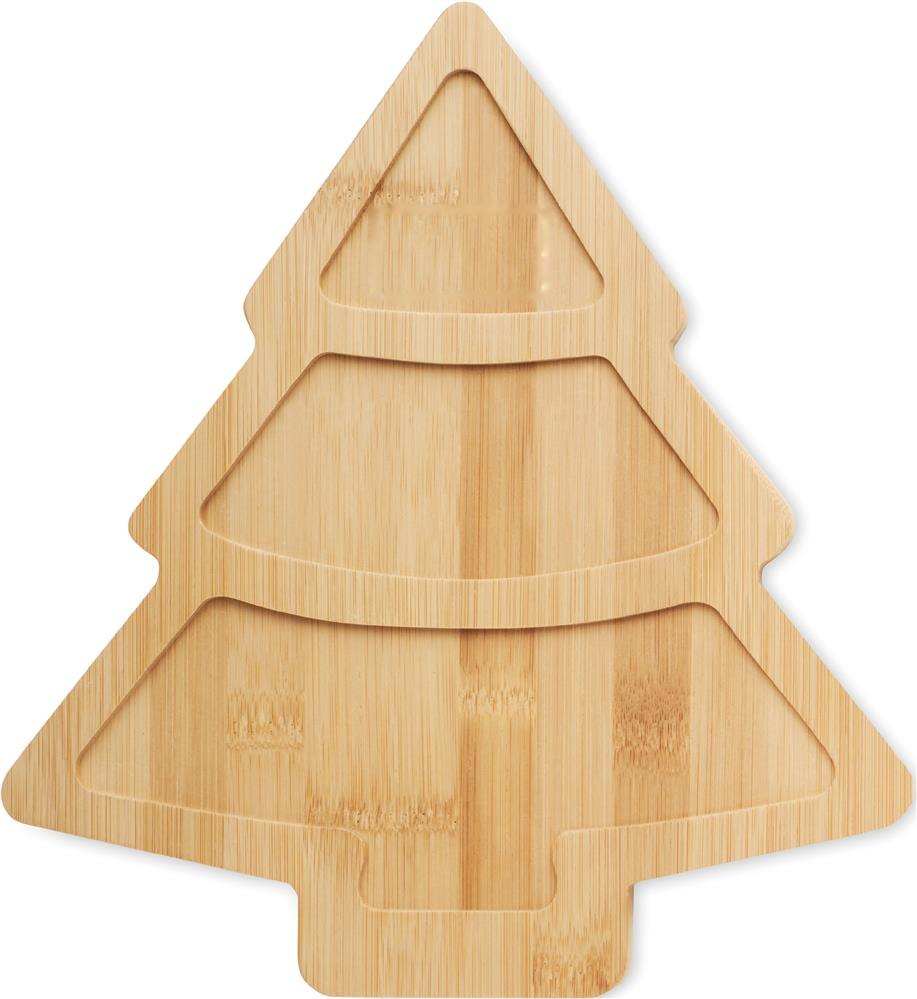 VIRAM - Kerstboom dienblad — drukvlak in het bovenste vak