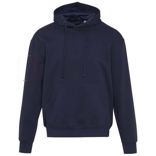 Boris 280 g/m2 unisex OCS organisch oversized hoodie — drukvlak rechter bicep