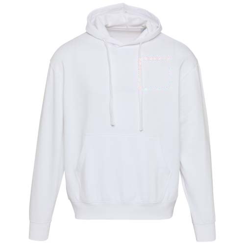 Boris 280 g/m2 unisex OCS organisch oversized hoodie — drukvlak linker borst
