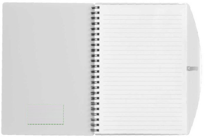 Notitieboek Solana | A5 | Gelijnd — drukvlak binnenzijde