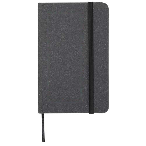 Kern A6 notitieboek met harde kaft en MagSafe portemonnee geschenkset — drukvlak voorzijde